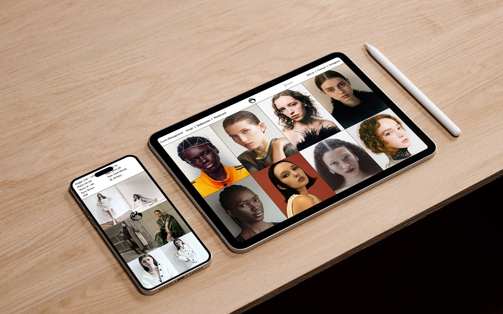 Site covermanagement.fr sur smartphone et tablette